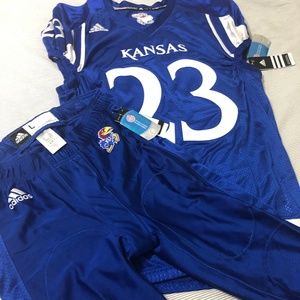 adidas Kansas Jayhawks Football Uniform
